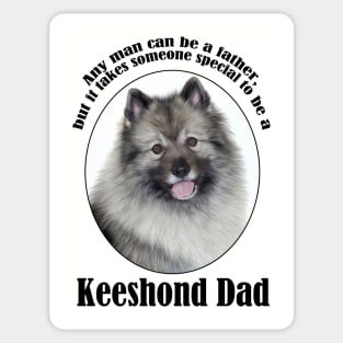 Keeshond Dad Sticker